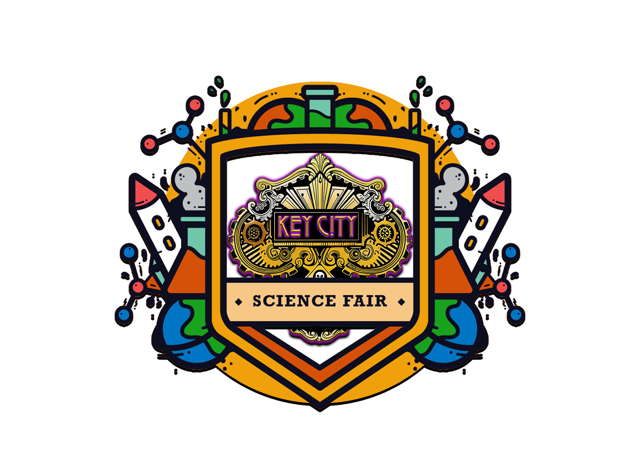SCIENCE FAIR LOGO | Key City Steampunk Convention